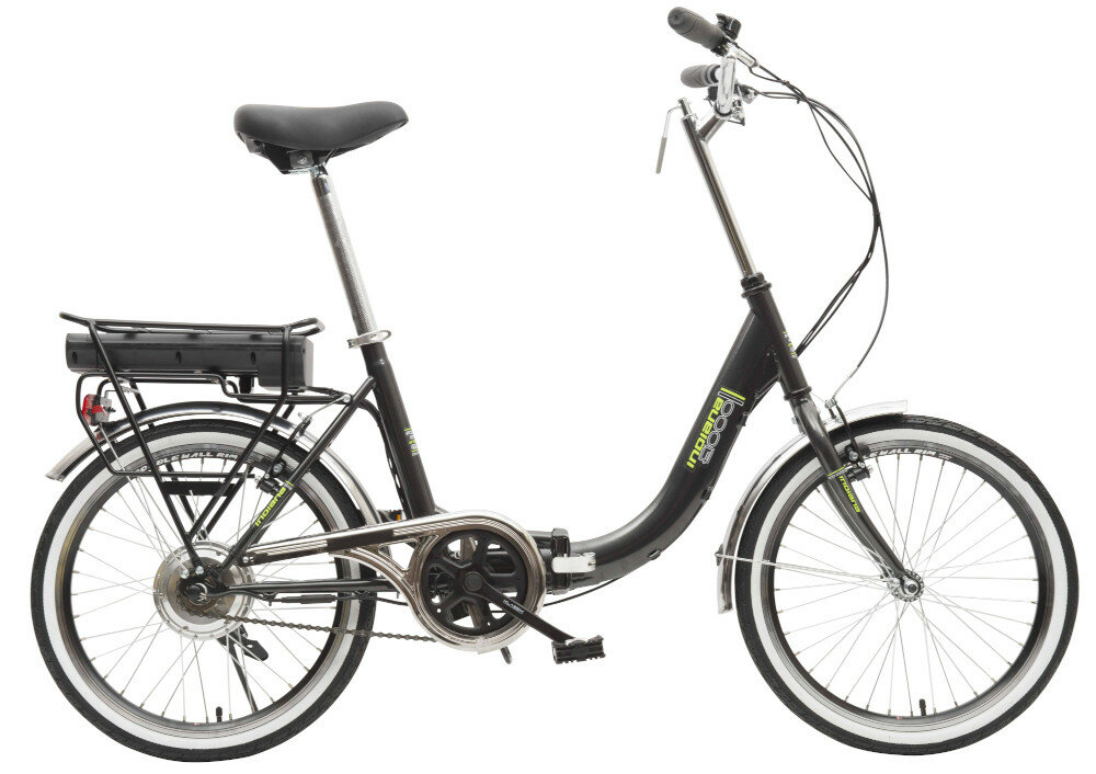 Rower elektryczny INDIANA E1000 U11 Czarny wyglad front