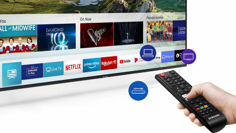 Telewizor SAMSUNG LED UE43TU7072U - pilot