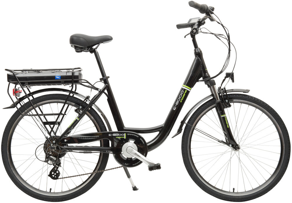 Rower elektryczny INDIANA E8000 D17 Czarny wyglad front
