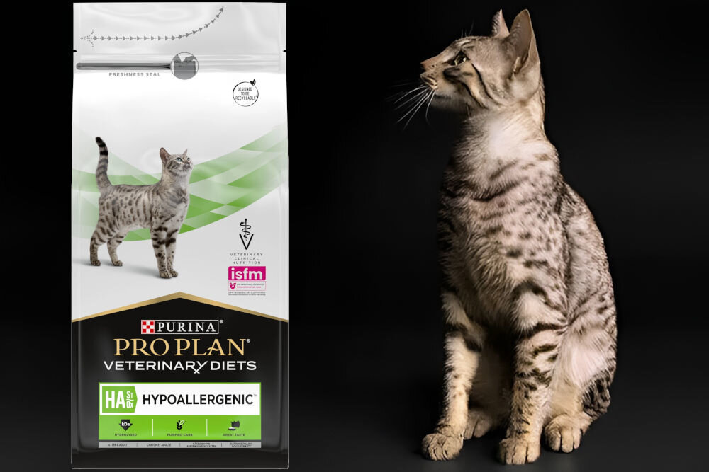 Karma dla kota PURINA PRO PLAN Veterinary Diets HA Hypoallergenic 3,5 kg dodatki analiza