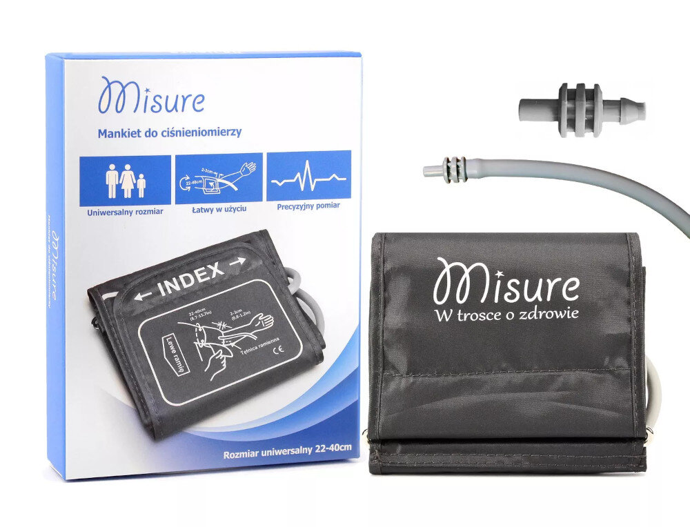 Mankiet MISURE (22-40 cm) design prezentacja wizualizacja wygląd Komfort podczas badania