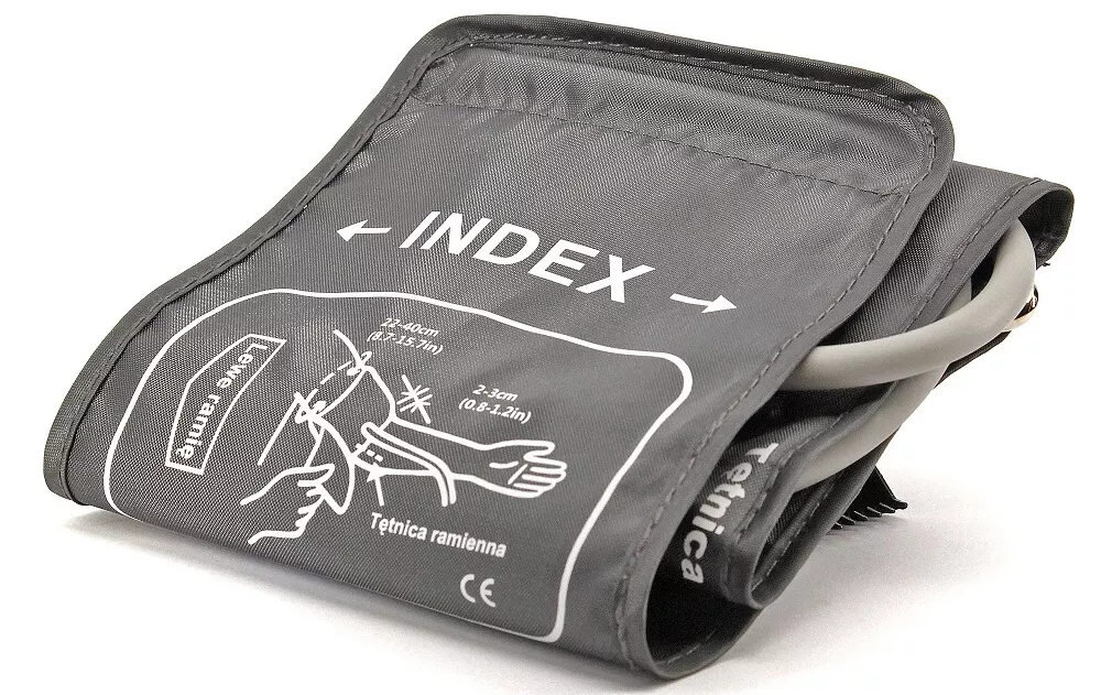 Mankiet MISURE (22-40 cm) Czytelne oznaczenia na powierzchni Poprawne ułożenie minimalizuje ryzyko błędów pomiarowych wynik wiarygodność