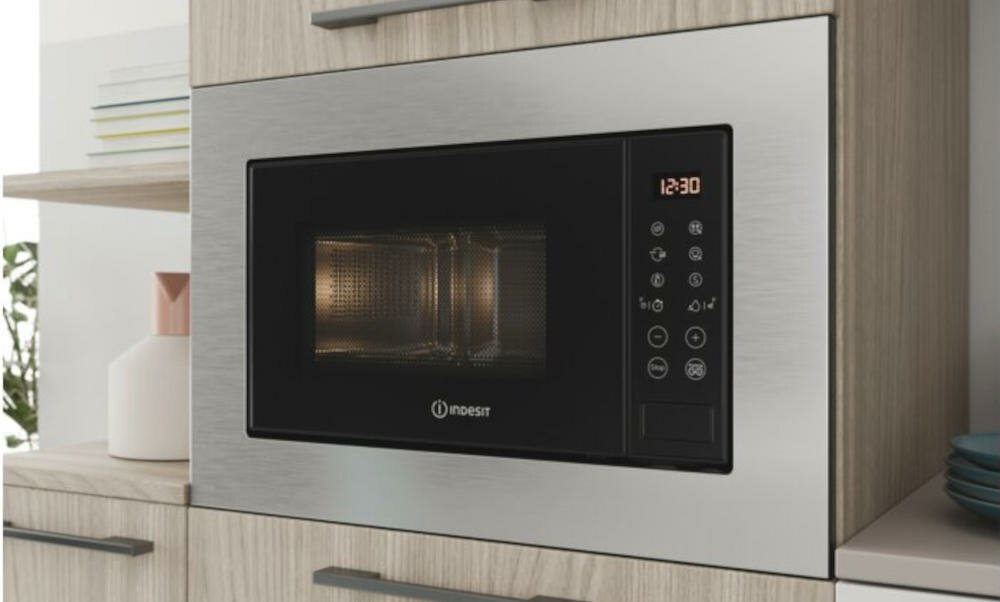 INDESIT-MWI120GX kuchenka mikrofalowa podgrzewanie wybór moc tryb grzanie rozmrażanie