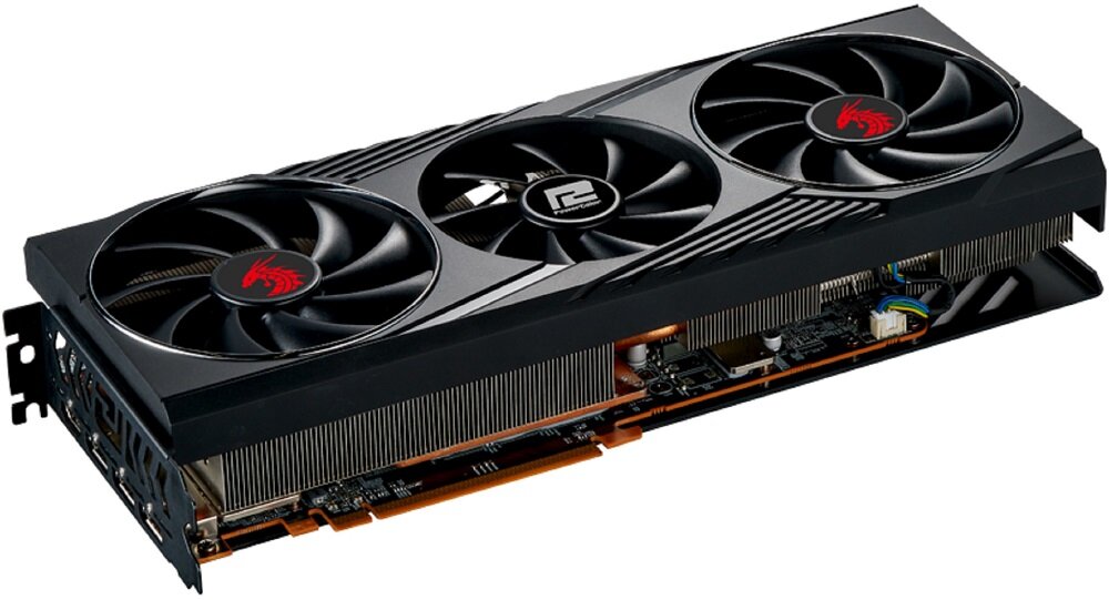 Karta graficzna POWERCOLOR Radeon RX 6800 Red Dragon - złącze PCI Express 4.0 x16 wysoka przepustowość przesyłu danych