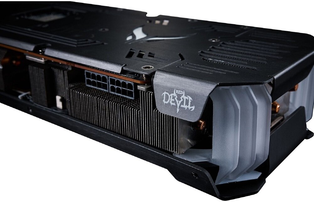 Karta graficzna POWERCOLOR Radeon 6800XT Red Devil Limited Edition 16GB - stylkowy wygląd podświetlenie LED prosta obsługa dedykowana aplikacja