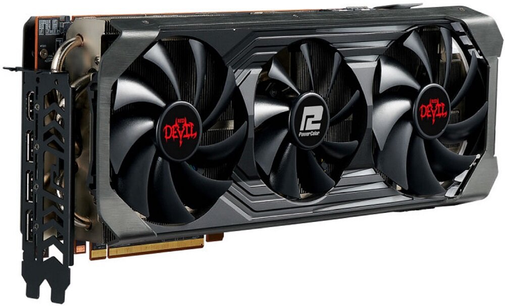 Karta graficzna POWERCOLOR Radeon 6800XT Red Devil 16GB - dwa tryby pracy bezdźwięczna praca tryb podkęcony OC silent
