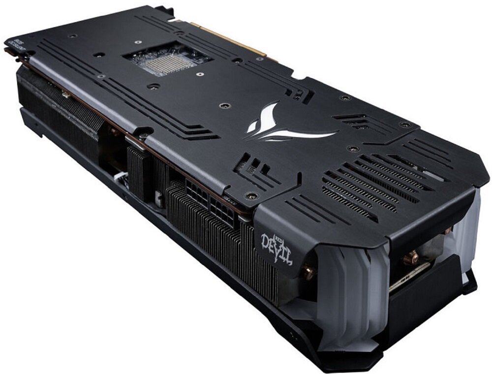 Karta graficzna POWERCOLOR Radeon 6800XT Red Devil 16GB - trzy złącza DisplayPort 1.4 uniwersalne możliwość podłączenia wielu urządzeń jednocześnie