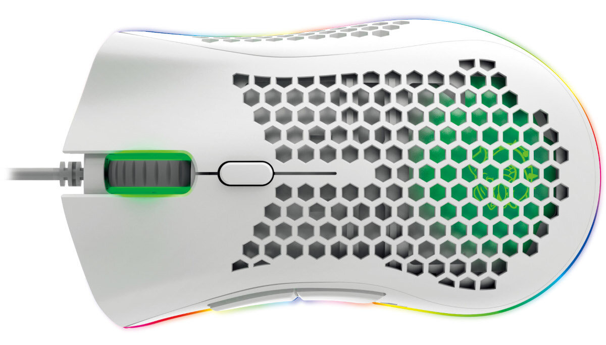 MYSZ GAMINGOWA MAD DOG GM750W ULTRALEKKA tworzywo abs
