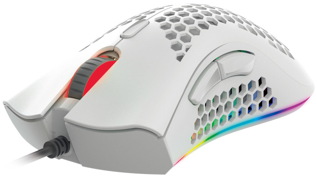 MYSZ GAMINGOWA MAD DOG GM750W ULTRALEKKA sensor pixart 3325