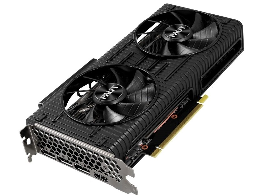 Karta graficzna PALIT GeForce RTX 3060 Ti Dual OC 8GB - architektura na miarę XXI wieku Nvidia Ampere Nvidia PhysX-ready, G-Sync, Adaptive Shading GPU Boost przyśpieszenie prędkości generowania klatek
