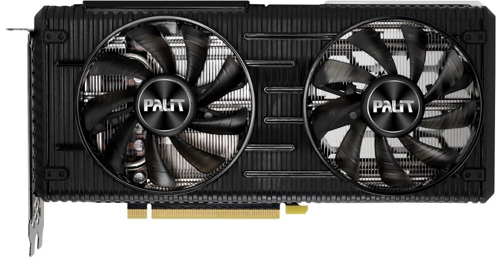 Karta graficzna PALIT GeForce RTX 3060 Ti Dual OC 8GB - wydajność i styl nowoczesny wygląd ARGB panel LED Thundermaster półpasywny układ chlodzenia