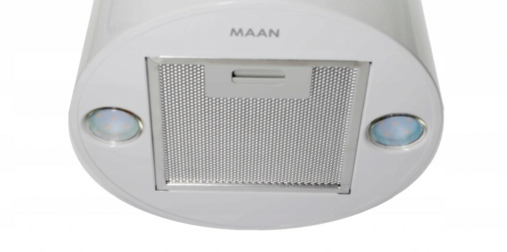 Okap MAAN Elba W39 Czarny oświetlenie LED oszczędność komfort