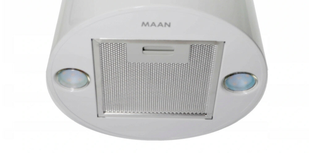 Okap MAAN Elba W39 Biały oświetlenie LED oszczędność komfort