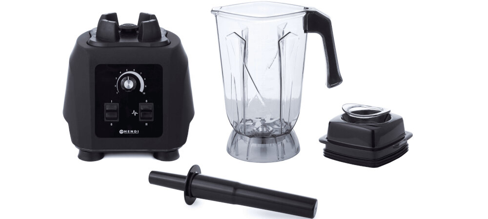 Blender kielichowy HENDI 230718 zestaw dzbanek pojemnosc 2,5 l kolek dociskowy