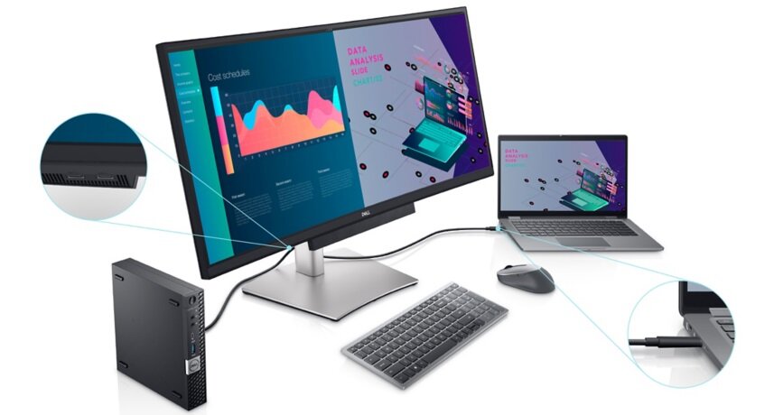 Monitor DELL P3421W - klawisze skrótu przypisanie funkcji