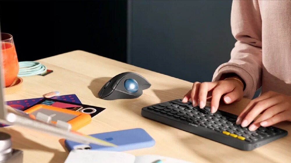 Mysz LOGITECH Ergo M575 - strefa komfortu