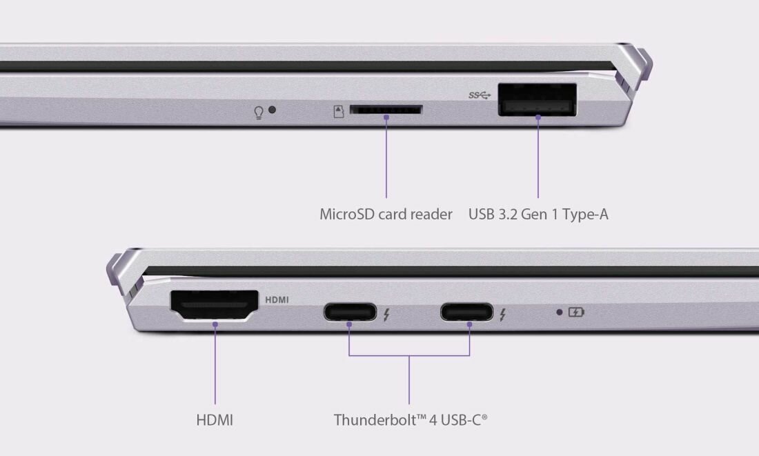 Laptop ASUS ZenBook 14 UX425 - HDMI USB 3.1 Typ C 