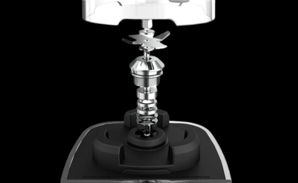 Blender kielichowy NOVIS Pro 650L Czarny 4 ostrza ze stali szlachetnej tryb pulsacyjny moc 1400 W