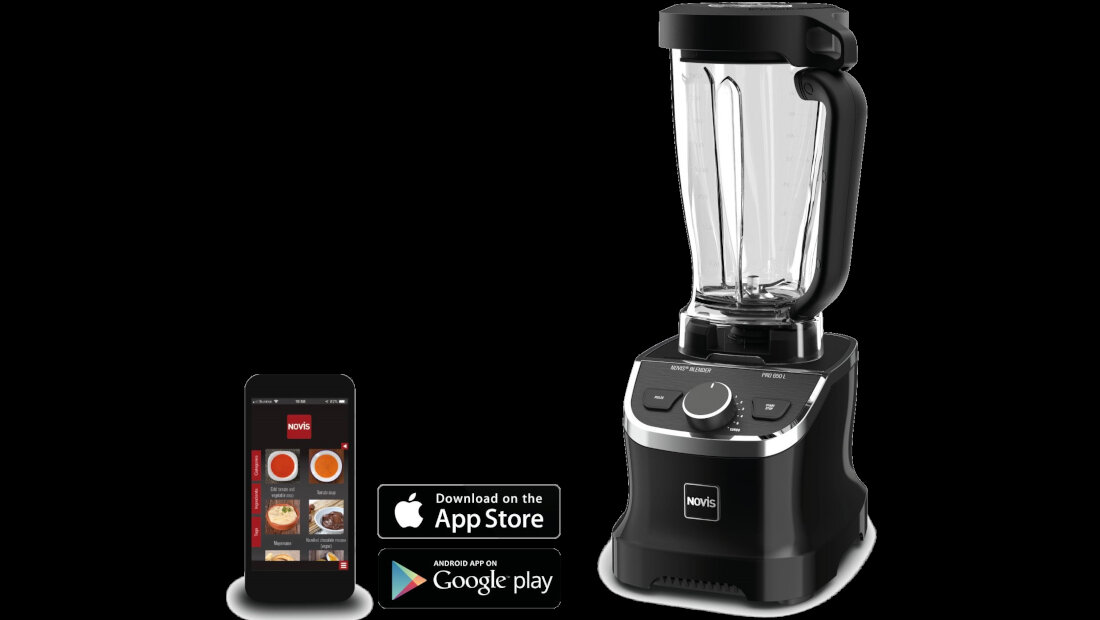 Blender kielichowy NOVIS Pro 650L Czarny Nowoczesne technologie Tryb NFC technologia Smart Adapt