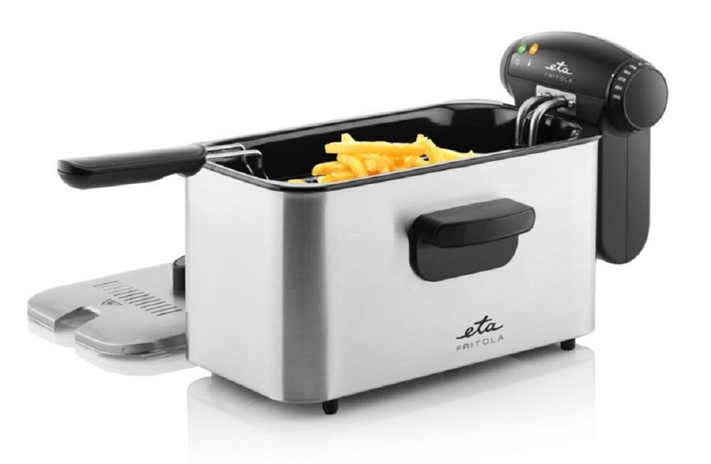 Frytkownica ETA Fritola 317290000 pyszne i chrupiące frytki, pojemność 1,5 l, dla całej rodziny, zachowanie smaku i aromatu
