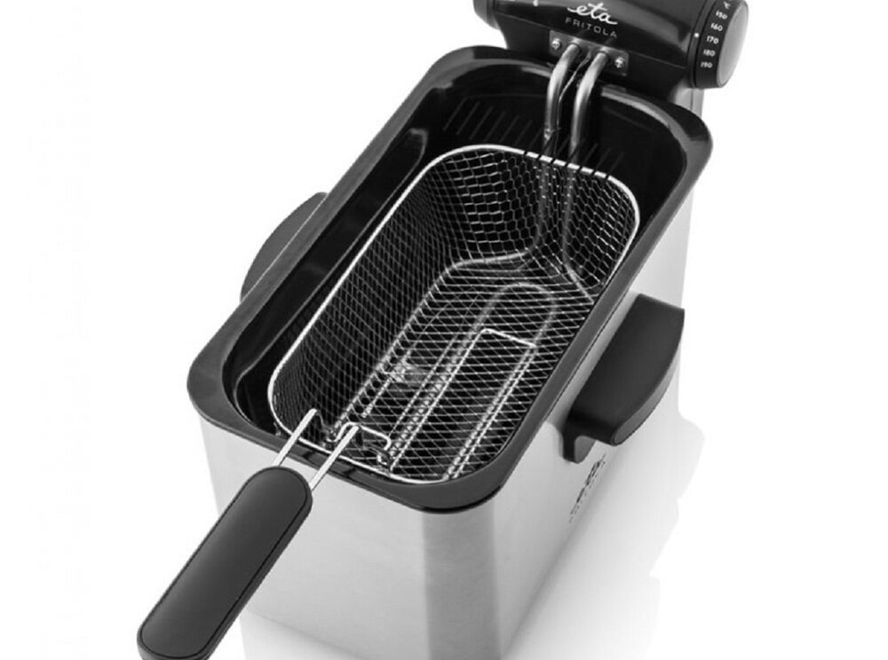 Frytkownica ETA Fritola 317290000 przygotowanie frytek i innych potraw, regulacja temperatury, bezpieczne użytkowanie
