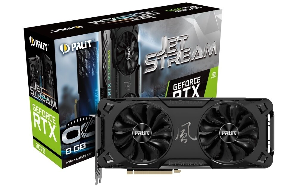 Karta graficzna PALIT GeForce RTX 3070 JetStream OC 8GB opis