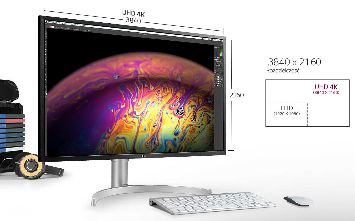 Monitor LG 32UL750 32 3840x2160px 4 ms - UHD 4K