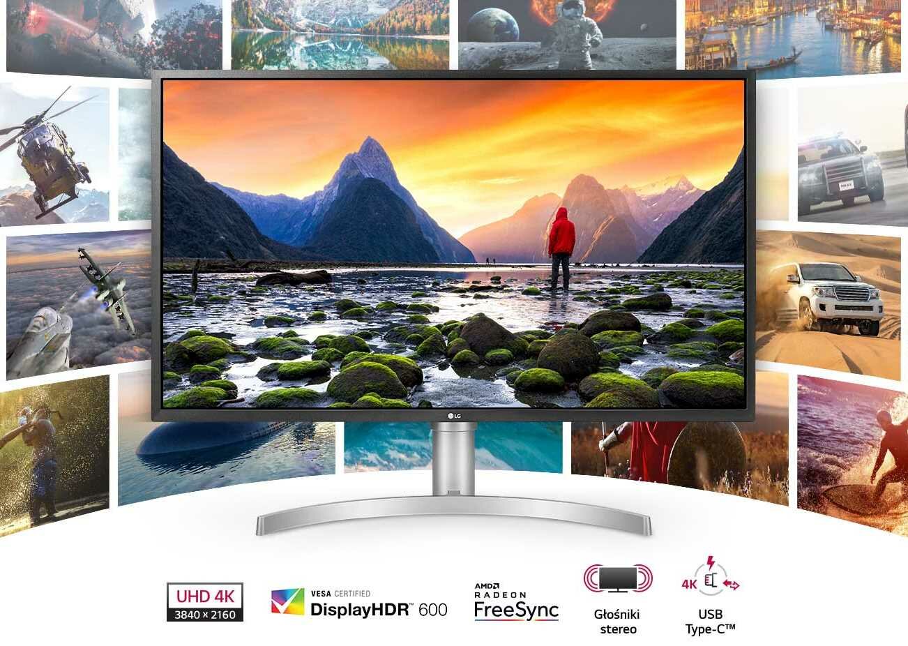 Monitor LG 32UL750 32 3840x2160px 4 ms - dla grafika