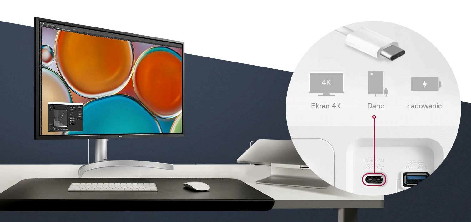 Monitor LG 32UL750 32 3840x2160px 4 ms - USB Type-C