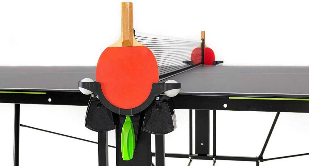 Stół do ping ponga KETTLER Outdoor K1 blat z panelu żywicy melaminowej o grubości 4 mm stalowa rama wykonana z profilu 36 mm funkcjonalne kieszenie
