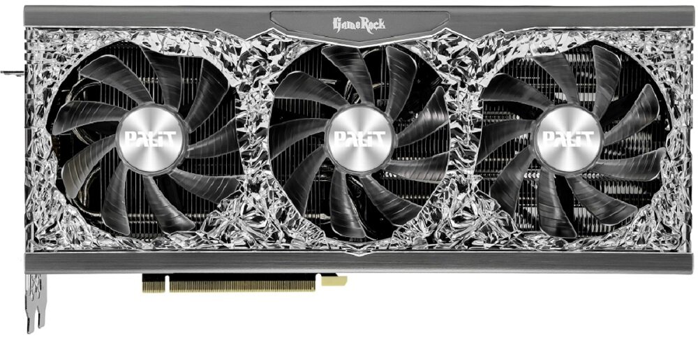Karta graficzna Karta graficzna PALIT GeForce RTX 3070 GameRock OC 8GB - trzy wentylatory TurboFan 3.0 wygodna i cicha praca