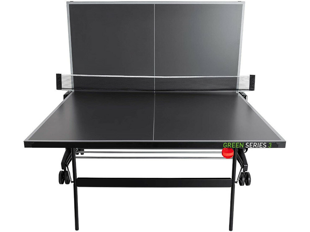 Stół do tenisa stołowego KETTLER Outdoor K3 stabilny praktyczne rozwiązania stalowa solidna rama materiały odporne na uderzenia na działanie wody i zmiennych warunków atmosferycznych blat z panelu z żywicy melaminowej o grubości 4 mm