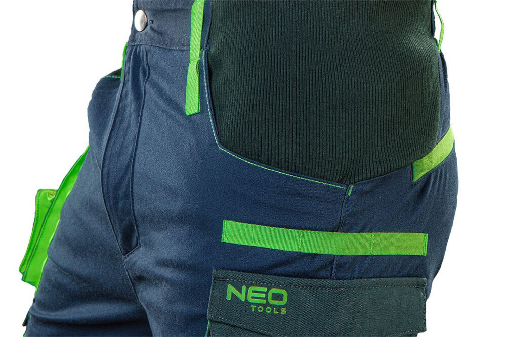Spodnie robocze NEO TOOLS 81-226-XXL (rozmiar XXL/56) Regulacja w pasie dopasowanie komfort noszenia