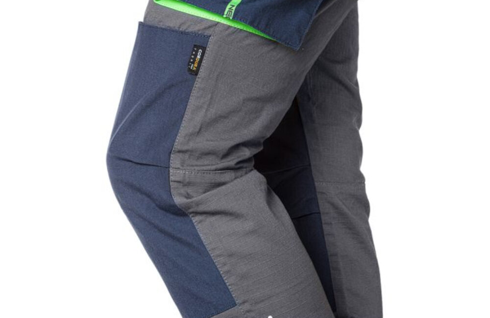Spodnie robocze NEO 81-227-XL (rozmiar XL/54) swoboda ruchów Wyprofilowane kolana wzmocnione materiałem Cordura® nie krępują ruchów