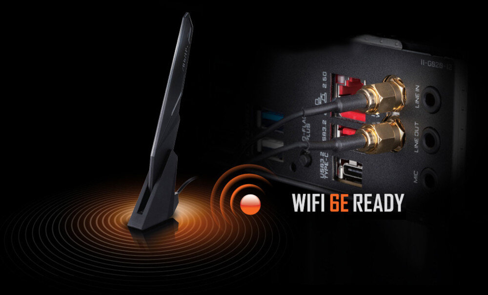 Plyta glowna GIGABYTE B550I Aorus Pro AX ultraszybkie polaczenie LAN
