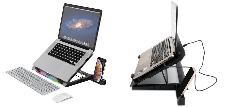Podstawka chłodząca REDRAGON GCP500 Ivy - wydajność wygląd ogólny materiały