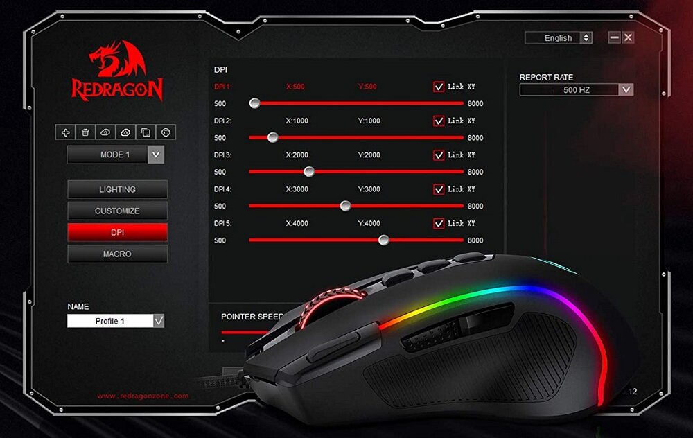 Mysz REDRAGON Predator M612 - zaprogramuj swoja mysz