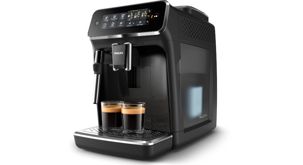 Ekspres PHILIPS 2200 EP2224-40 Czarny panel sterowania aromat kawa zmielona swieza ziarna