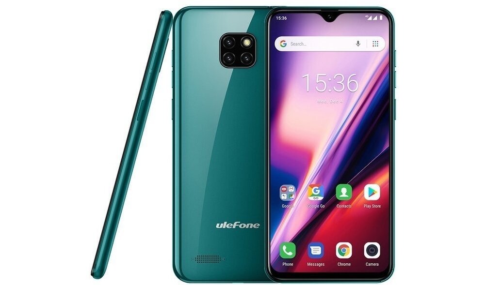 Smartfon ULEFONE Note 7 bateria ekran aparat procesor wydajność ram pamięć pojemność rozdzielczość obudowa sim