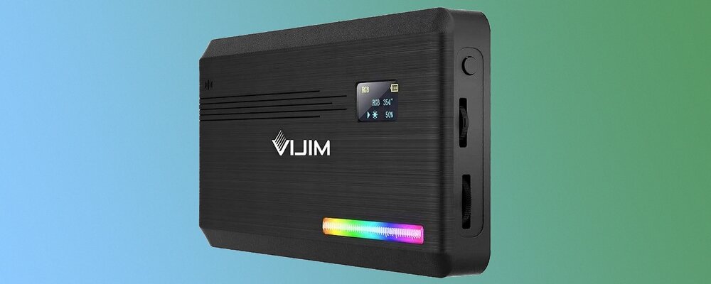 Lampa LED Ulanzi VL196 wyświetlacz oraz pokrętła