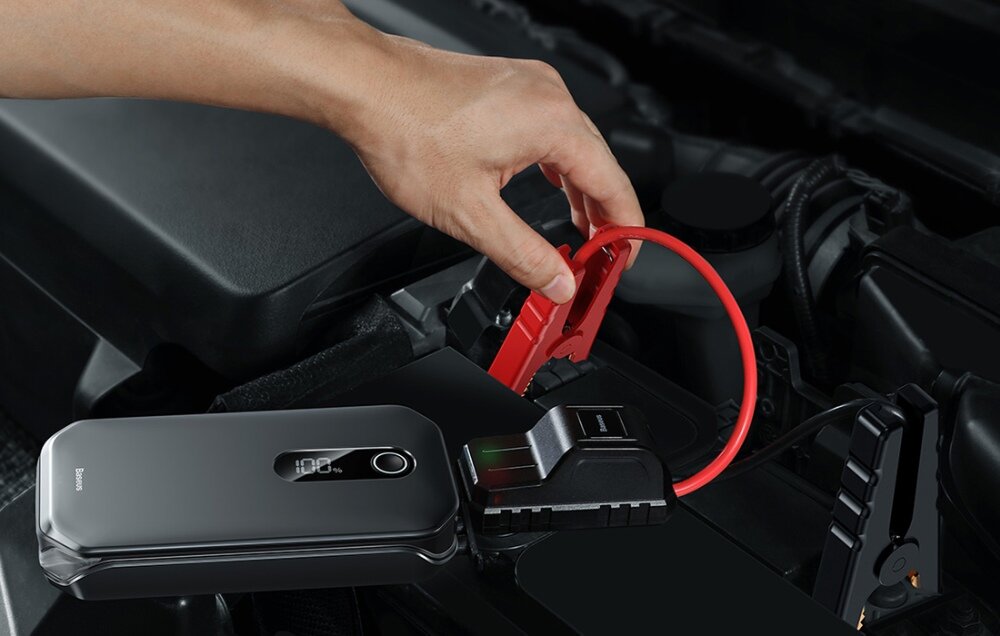 Powerbank / Rozrusznik Baseus Super Energy Car Jump Starter, 12000mAh, 1000A, USB pojemność wielofunkcyjny gadżet natężenie