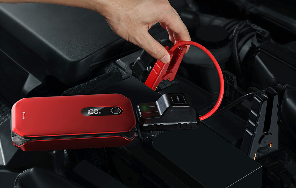 Powerbank BASEUS Super Energy Car Jump Starter CRJS03 12000mAh niezwykle prosta obsługa samochód rozrusznik odpalanie