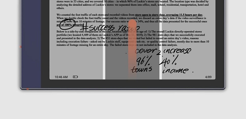 Czytnik E-Booków ONYX Boox Note Air ekran czytanie ebooki książki rozdzielczość bateria ładowanie pojemność