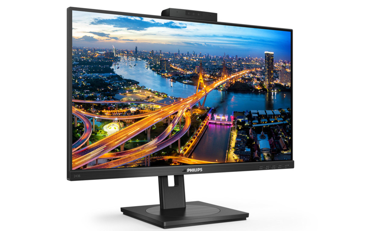 Monitor PHILIPS 243B1JH 24 cali 1920x1080px 4 ms z mysla o najwazniejszych kwestiach