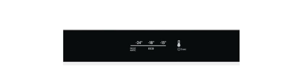 ELECTROLUX-LUT5NF20X zamrażarka ustawienia sterowanie przysiski