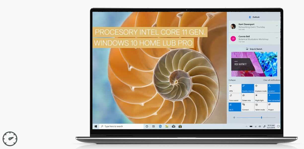 Laptop DELL XPS 9310 - Windows 10 Pro