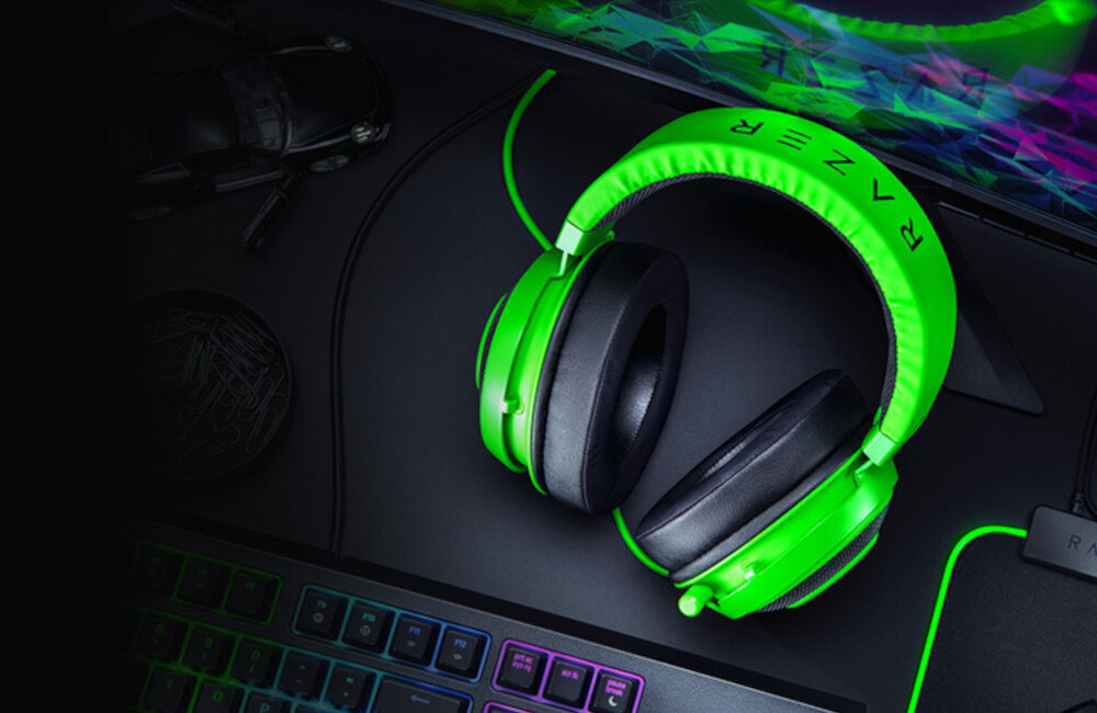 SŁUCHAWKI RAZER KRAKEN MERCURY złącze jack panel sterowanie