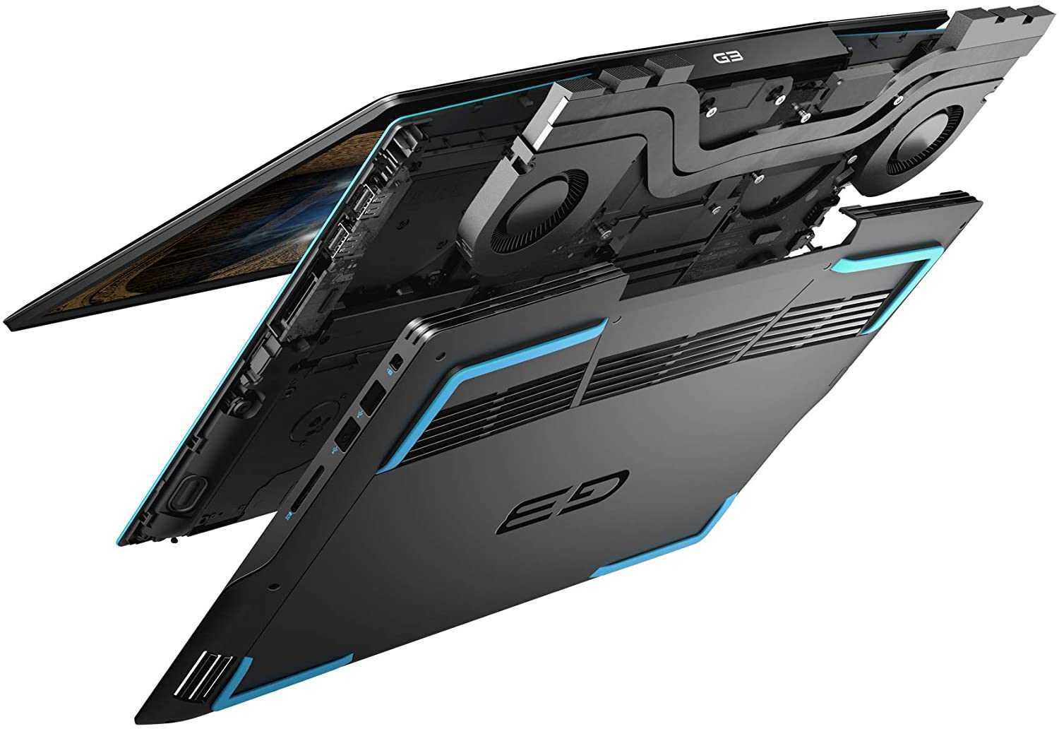 Laptop DELL G3 15 3500 - układ chłodzenia