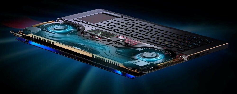 Laptop ASUS Rog Zephyrus S17 GX701  - ROG Active Aerodynamic System