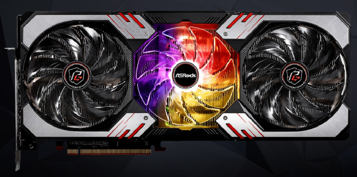 Karta graficzna ASROCK Radeon 6800 XT Phantom Gaming D OC 16GB pamięć GDDR6 pojemność płynność działanie